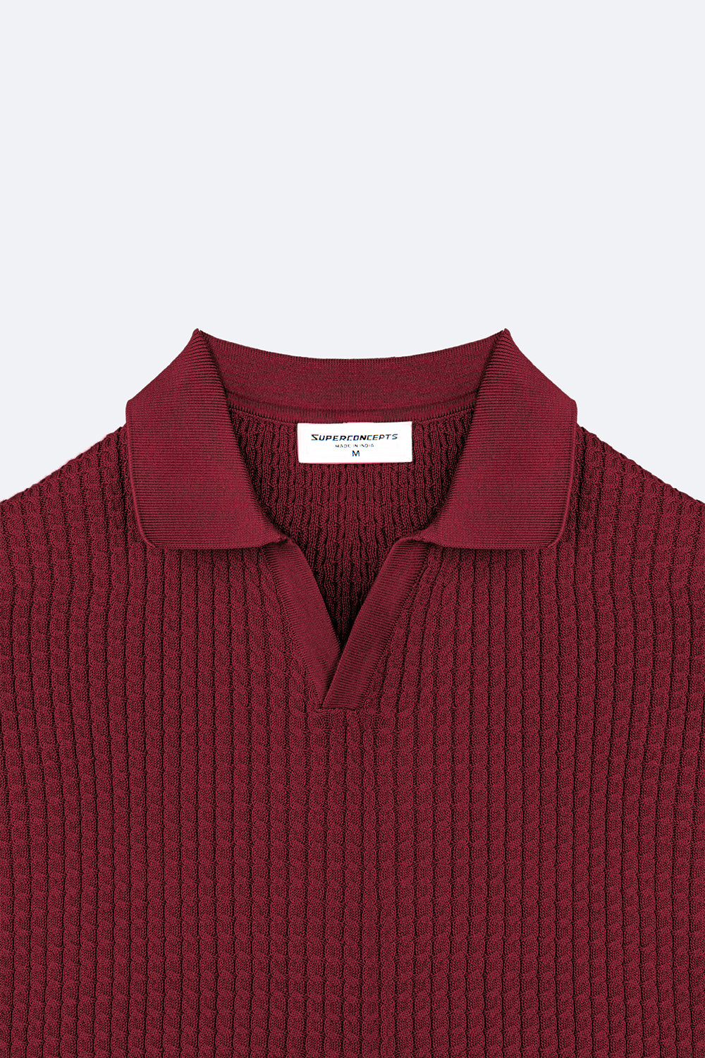 Polo Knit T-shirt - Birking Red Knit Polo