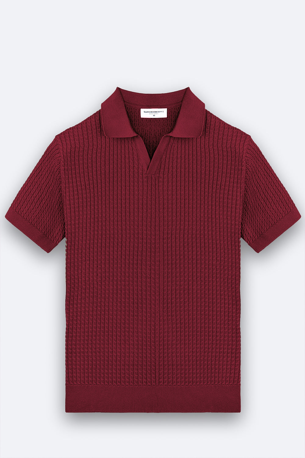 Polo Knit T-shirt - Birking Red Knit Polo